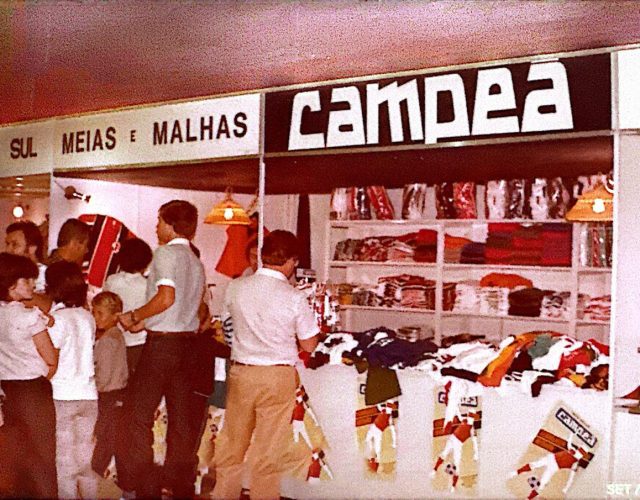 1977 - Feira de artigos esportivos na Expoville