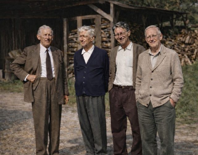 1955 - Os 4 irmãos Adolfo, Emílio, Henrique e Max Vogelsanger